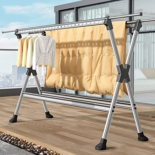 Étendoir à linge pliable pour optimiser l'espace dans votre buanderie