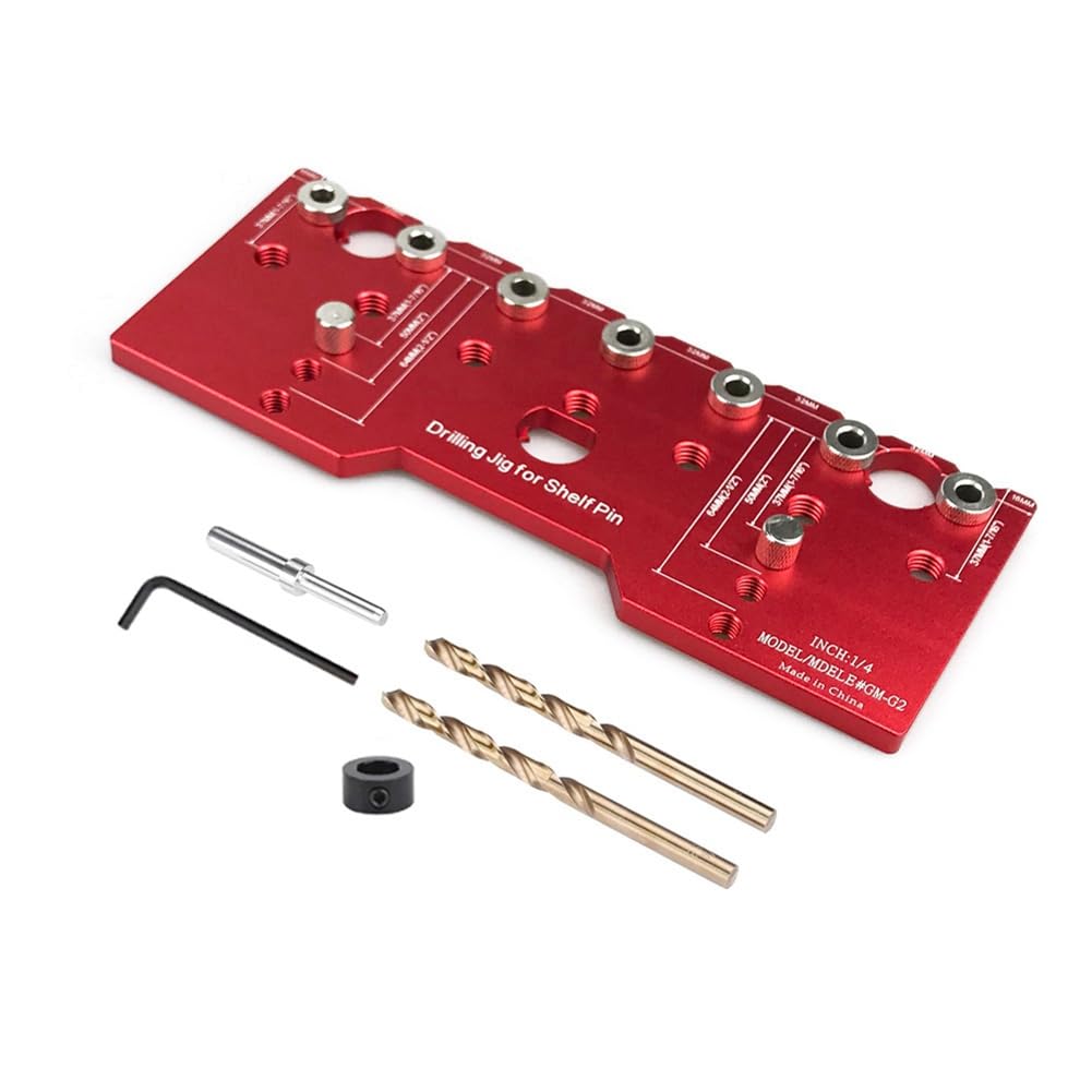 Regalstift-Schablone - Bohrführung Für Schrankmontage 32 Mm Abstand