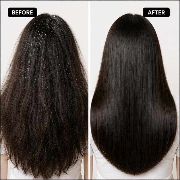 Glowshiifa Conditioner, Anti Hair Fall, Frizz-Free, Boosts Hair Growth, All Hair Types, 200 ml (Anti Dandruff Conditioner) 3
