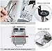 ZONEPACK Hot Foil Stamping Machine with Sliding Positioning Plate Tipper Stamper Bronzing Card Foil Custom Logo Embossing for PVC Leather PU and Paper Heat Press Branding Mask (110v)