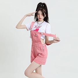 アンダーカバー　オールインワン サロペット　ピンク リアルスタイル REAL STYLE オールインワン レディース 40代