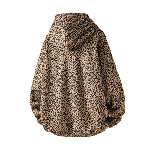 Y2k Camo Hoodies Cheetah Print Hoodie Oversized Leopard Print Hoodie Pullover Streetwear Hoodies Graphic Unisex2