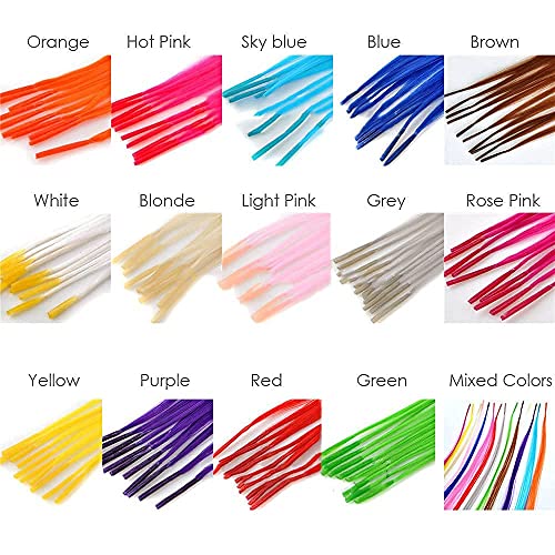 Somo Bella 100 Strands 20 Inch Party Colors I Tip Fusion Hair Extensions Kit +100 Micro Beads+ Hook Needle +Plier I-Tip Long Straight Hairpieces Highlight Feather Micro Ring Hair Accessories thumb #3