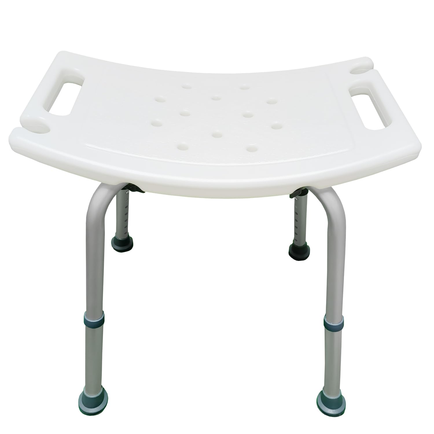 Gadgetking As Picture Shower Seat Stool Anti Slip Aluminium Adjustable Bath Bench Bathing Mobility Aid Bathroom Chair Stool Adjusting Grip Bench Bathtub Stool For Elderly, Senior, Handicap & Disabled Drainage Holes
