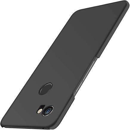 Anccer Funda Google Pixel 2 XL [Serie Colorida] [Ultra-Delgado] [Ligera] Anti-rasgu?os Estuche para Case Google Pixel 2 XL 2017 (Negro liso)
