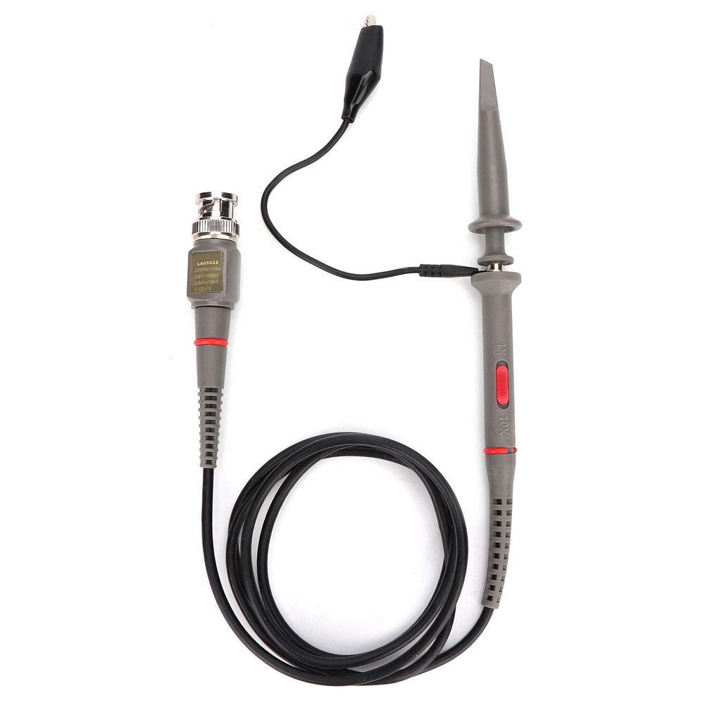 Sonde d'Oscilloscope, LA05022 20 MHz Sondes Clip Commutables par Oscilloscope 1 x 10 Accessoires pour Oscilloscope d'Atténuation