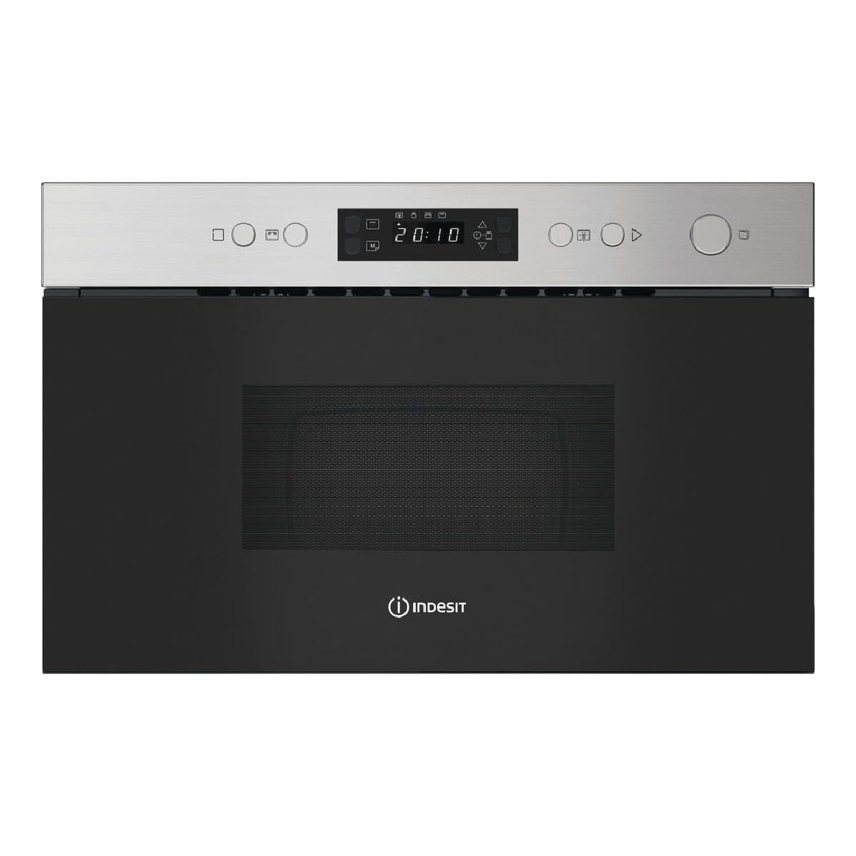 IMK12X Kuchenka mikrofalowa kombinowana, 22 l, podtynkowa, 750 W, czarny/stal nierdzewna
