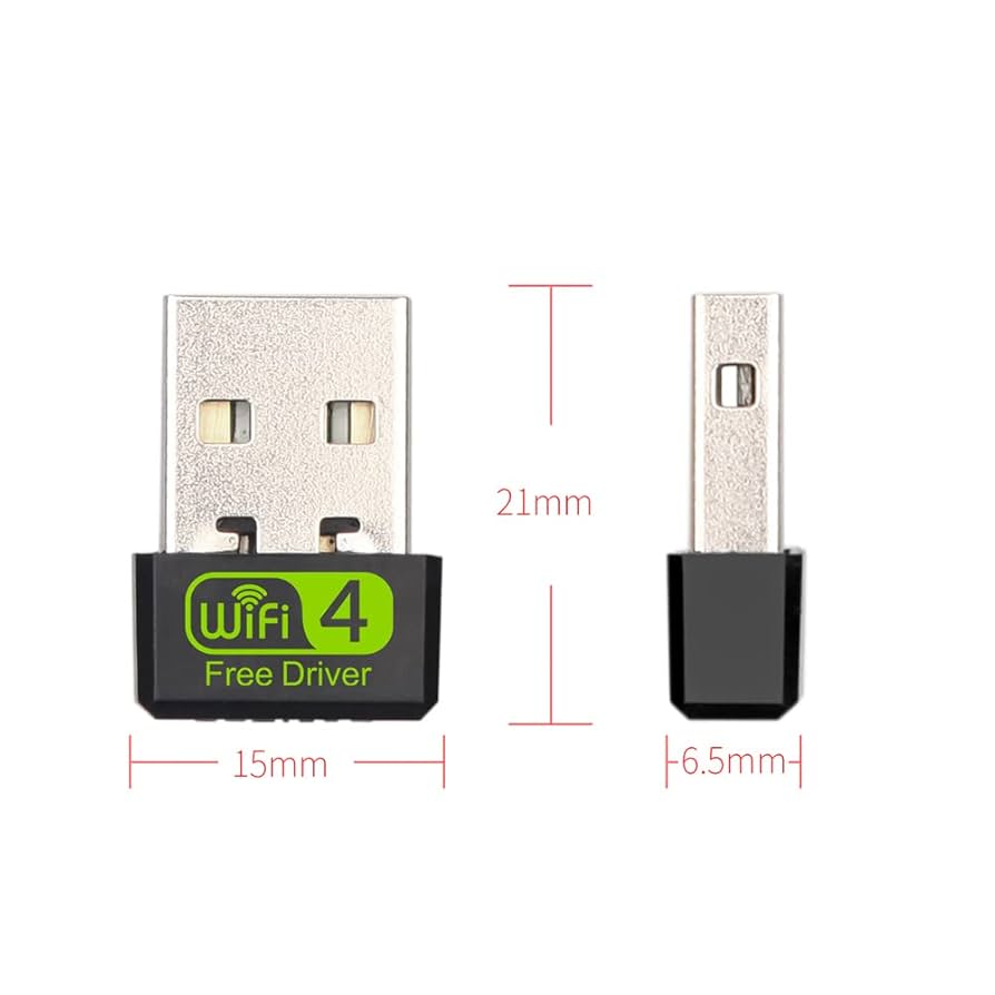 65インチWi-FiUSB USB Wi-Fi Adapter - AC600 - Dual-Band Nano Wireless Adapter