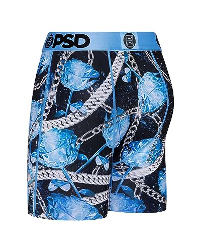 PSD Men's Boxer Briefs - Frost Bloom, 7 Inch Inseam, Moisture-Wicking, 4-Way Stretch, Boxer Briefs for Men, X-Large2