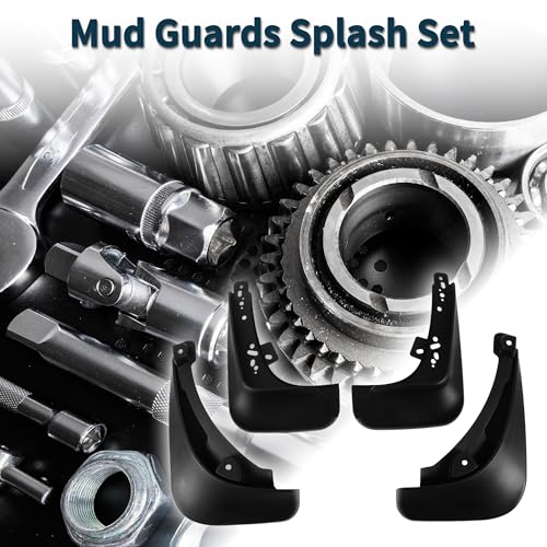 Image of Mud Flaps Splash Guards for FIAT Viaggio 2012-2018 W /Mount Accessories Mud Guards Front and Rear 1 Set