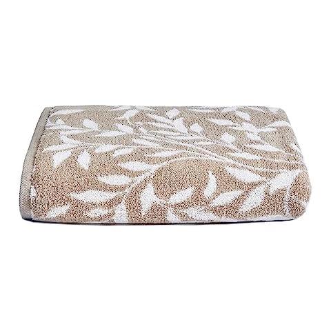 Dreams & Drapes Natural Leaf Bath Towel Cover