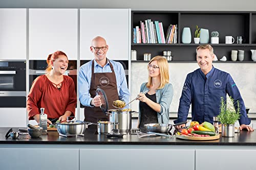 RÖSLE Gaze Sieb, Hochwertiges Sieb zum Passieren von Saucen und Suppen, Edelstahl 18/10, Spülmaschinengeeignet, 25 cm, Silberfarben – Ansicht 3