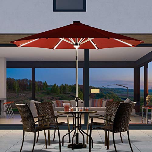 Purple Leaf 9 Feet Solar Powered Led Lig Buy Online In Azerbaijan At Desertcart