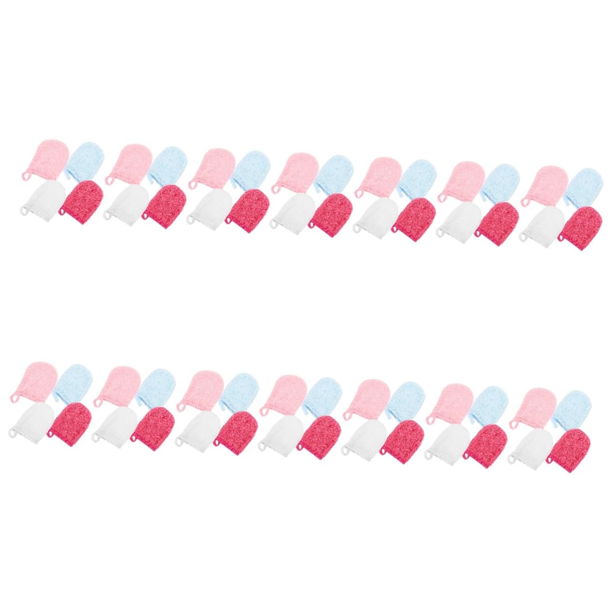 14 Set Pulizia Delle Punte Delle Dita Salviettine Struccanti Guanto Salviette Umidificate Panno Struccante Lava Viso Per Dormire Asciugamano Microfibra 4pcs*14 Healeved