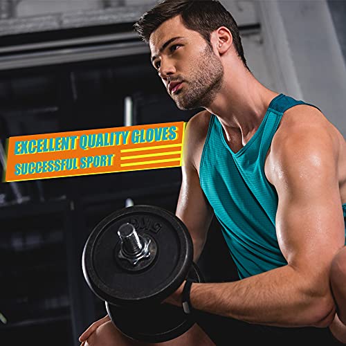 Ihuan Premium Workout Gloves For Men Women Weightlifting thumb #3
