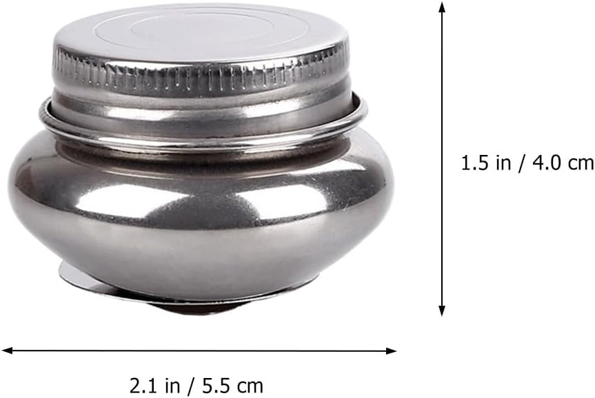Painting Brush Washing Pot with Removable Lid 2.16X2.16X1.57In Compact Oil Paint Mixing Cup for Portable Brush Cleaner Art Class and Home Use