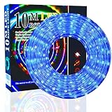 【2個お得セット】SUCCUL LED ロープライト チューブライト 電源付き 10m防水 イルミネーション 照明 屋内屋外 クリスマス ライト 2芯タイプ