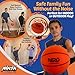 NERO SPORT Ninja Silent Basketball- Soft Foam Indoor Basketball Size 3 (7 inches) | Soundless for Quiet Dribbling and Indoor Training (Ball in Bag)