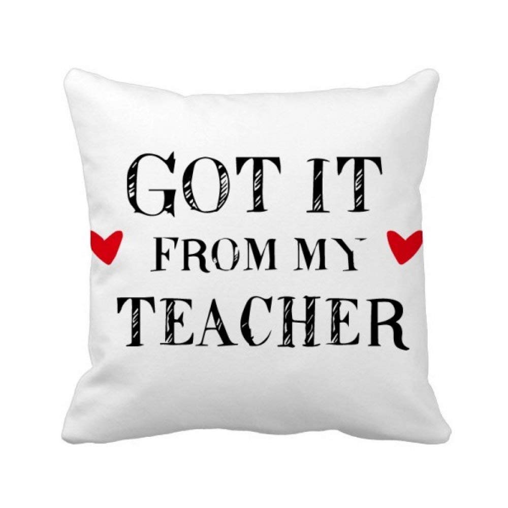 Housse de coussin Got It From My Teacher pour rénover un canapé fatigué avec style