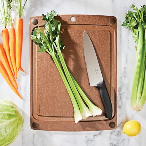 Image of Epicurean 17.5 inch x 13 inch All-In-One Cutting Board with Juice Groove, Nutmeg