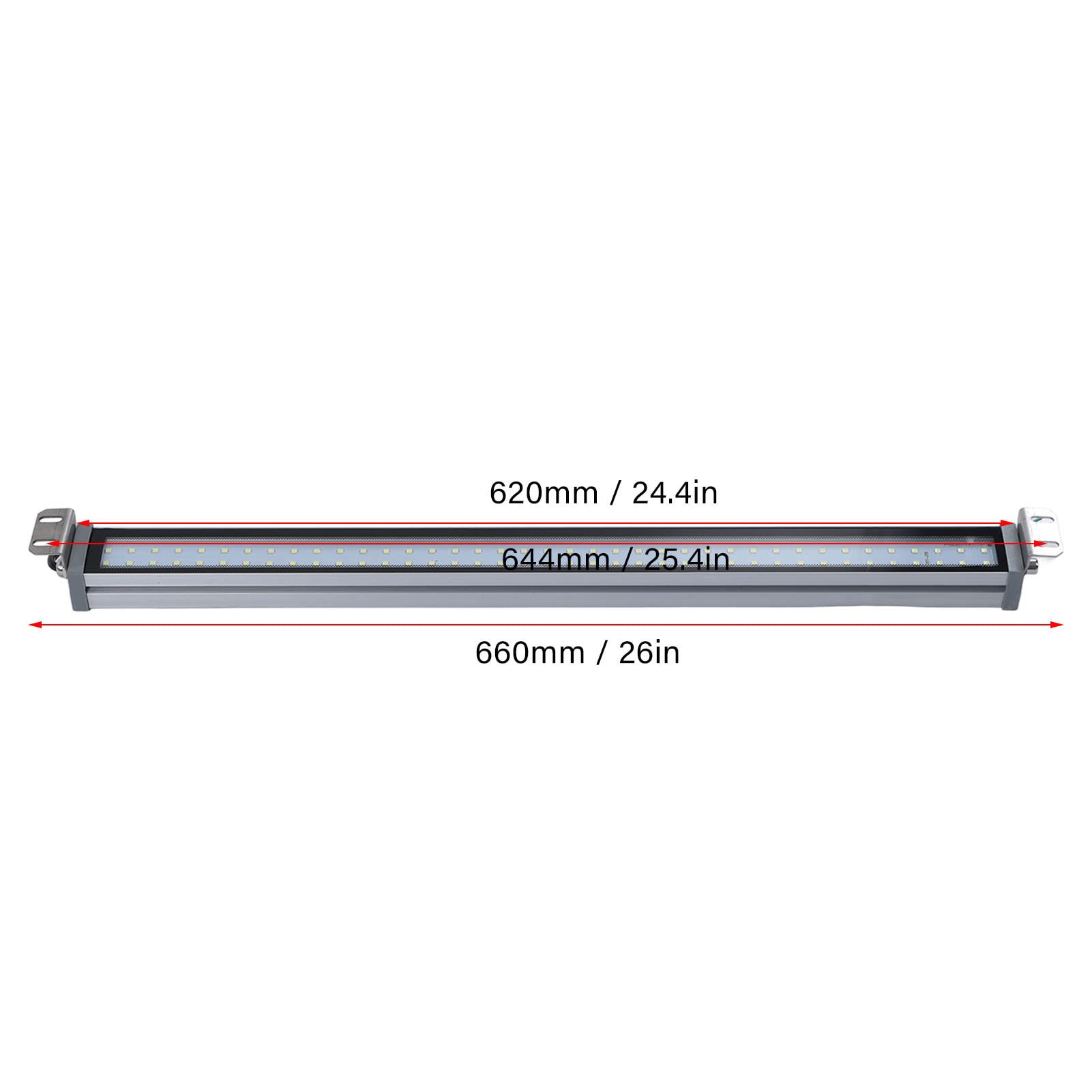 Luce industriale della metropolitana della macchina del LED, IP67 impermeabile prova di esplosione 24V 36V 20W alta luminosità LED macchina luce, Luce di lavoro industriale della macchina di CNC