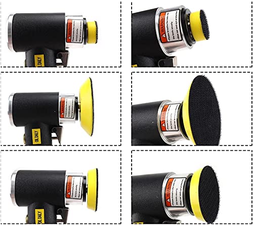 ATAAY Buffer Air Sander Mini Pneumatisches 2-Zoll-3-Zoll-Schleifmaschinen-Set zum Autopolieren Hochgeschwindigkeits-Luftpolierer-Luftwerkzeug + Schwamm Effizientes Polieren – Bild 6