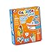 Carioca Coloring Puzzle Transports, Puzzle da Colorare per Bambini, Kit da 2 Puzzle da 3 Pezzi, Fantasia Trasporti, con 8 Pennarelli con Punta Fine Super Lavabili, Tessere Colorabili
