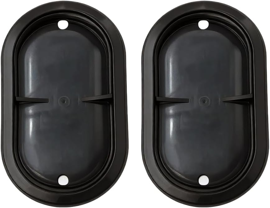 2Pcs Truck Bed Drain Plug Hole End Cap Plastic Cover Compatible with Toyota Tundra 2007-2021 2nd Gen Replace 47419-0C010 474190C010