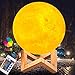 Produktbild LED Mond Lampe, PAREIKO 16 RGB Helligkeit Led Nachtlicht Stimmungslicht Dimmbare Touch Lampe für Wohnzimmer, Geschenk für Kinder und Liebhaber [Energieklasse A++]