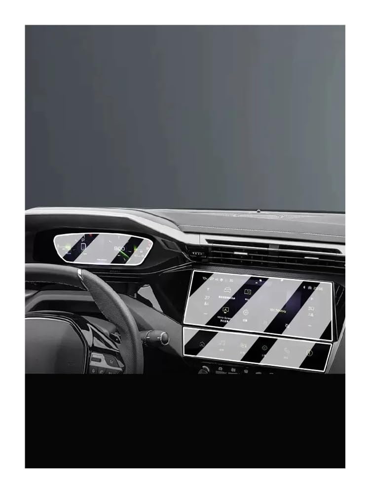 Film protection d'écran en verre trempé pour Peugeot 308, SW et 408 2022-2023