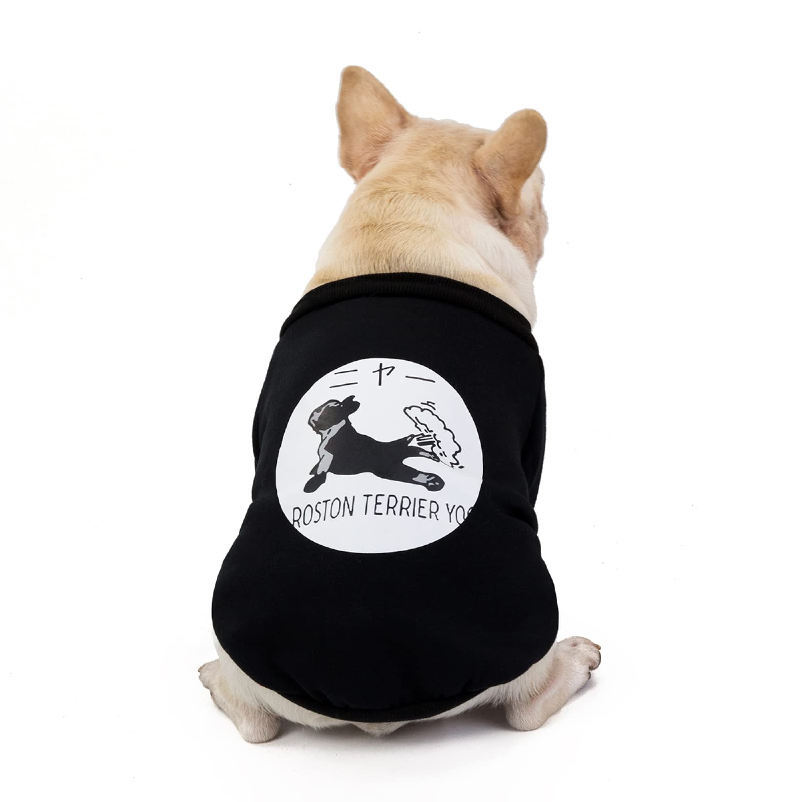Manteau de Noël pour chien Bulldog G7-Black veste en coton d'hiver taille XXL