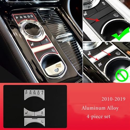 Autocollants Jaguar XF XJ 2010-2019 de panneau central