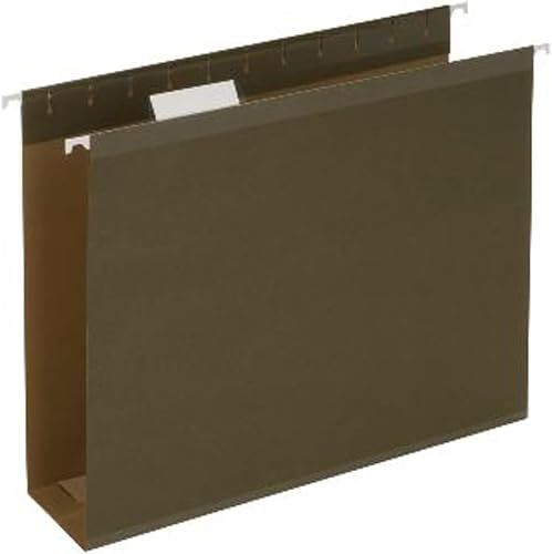 Vista 9 de Pendaflex Carpetas colgantes reforzadas con capacidad extra, tamaño carta, 25 por caja, Verde (Standard Green)
