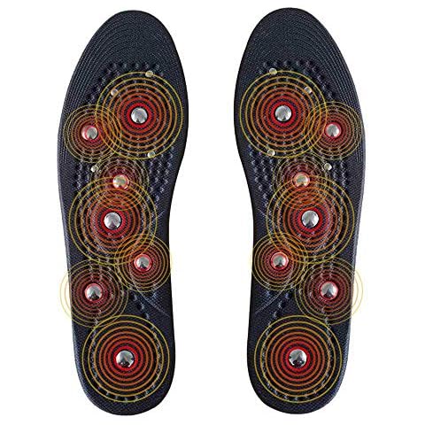 Sufoot® Premium Magnetic Reflexology Acupressure Promote Circulatory Fatigue Relieve Health Therapy Massage Insoles Shoe Insoles Promote Circulatory Fatigue Relieve Pads for Men Cover