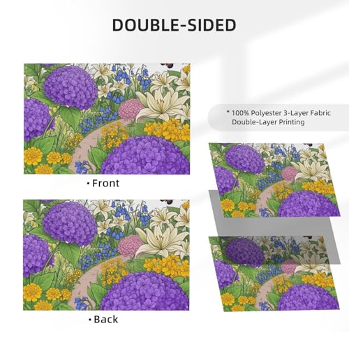 Drapeau d'extérieur tournesol double face en polyester de qualité supérieure durable - 5