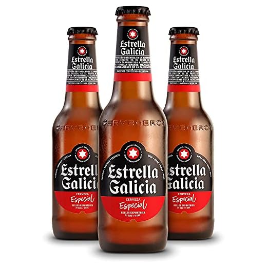 CERVEZA ESTRELLA DE GALICIA ESPECIAL LAGER PACK 24 BOTELLAS 33CL