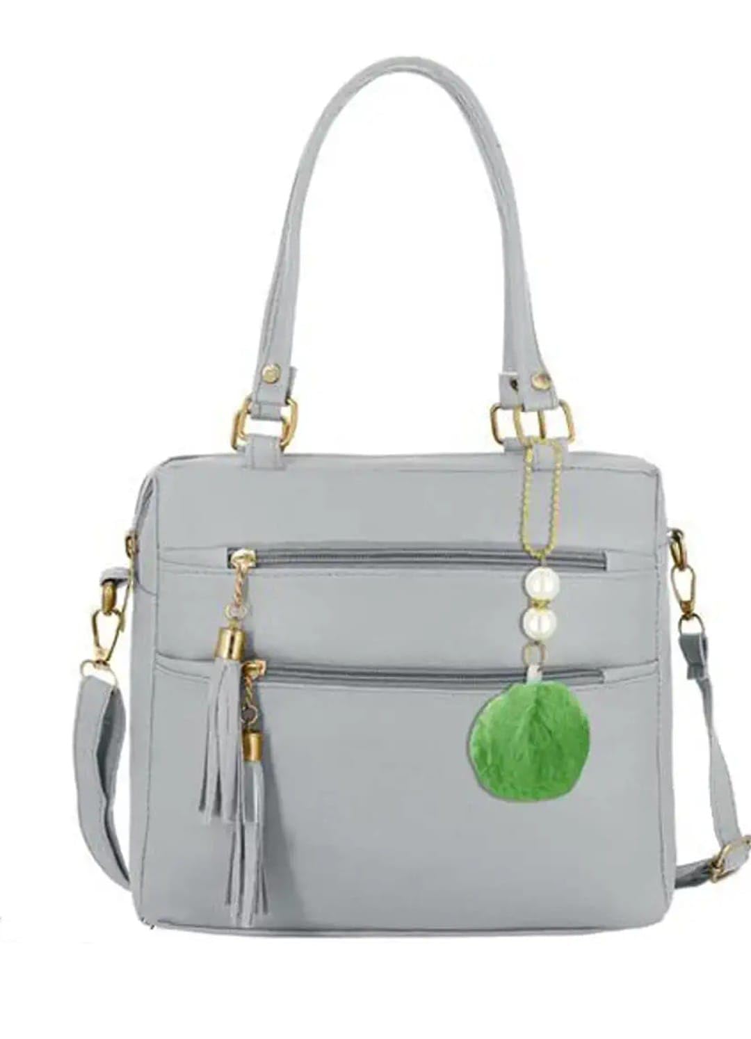 women's pu leather handbag shoulder bag hand held bag with long strap queen collection simple sober and stylish (HB5)