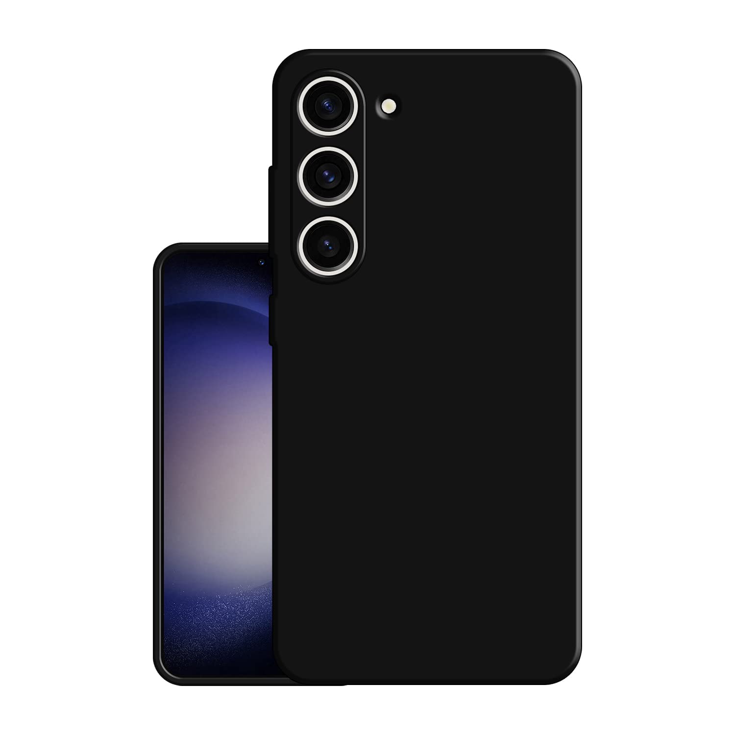 HELLO ZONE Exclusive Matte Finish Soft Back Case Cover for Samsung Galaxy S23 5G - Black (B0BVHPPM9N) Amazon Price History, Amazon Price Tracker