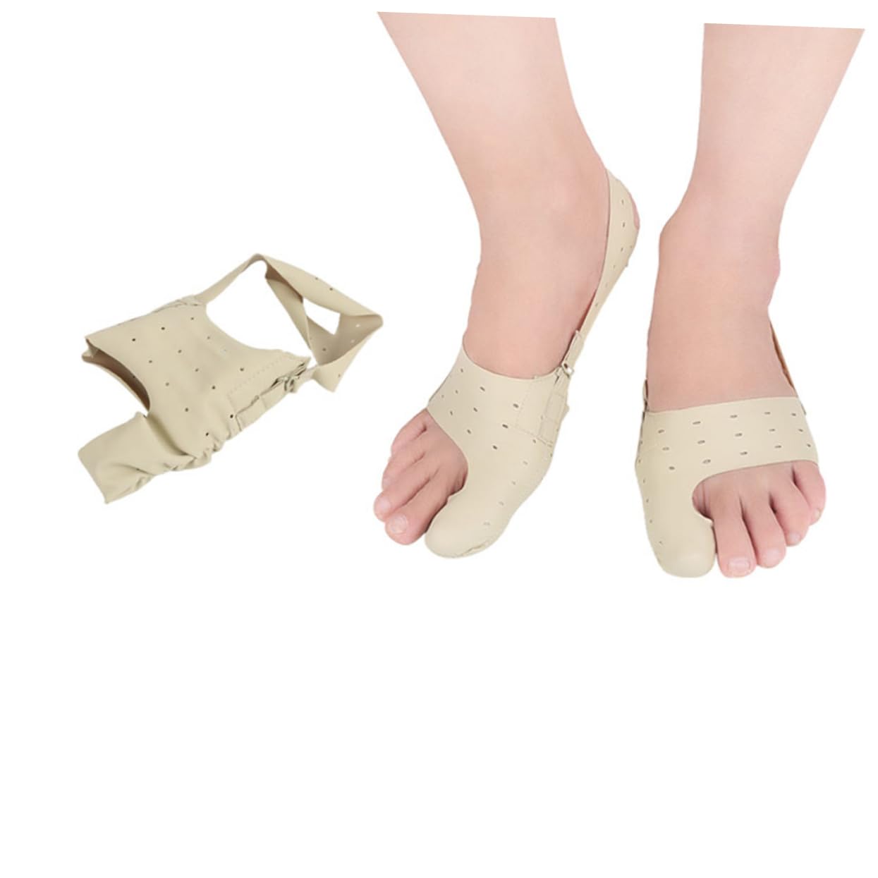 FRCOLOR Bunion Separator Socks for Women Hallux Straightener Silicone Gel Foot Size for Men and Women