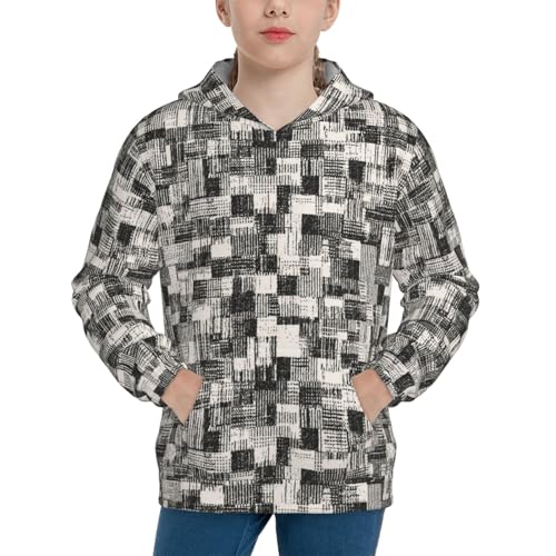 Airplane Route Kid Hoodies Boys Sweatshirts Girls Pullover with Pocket