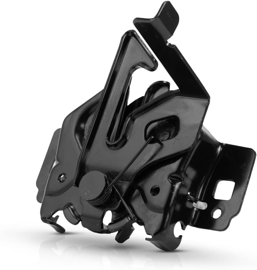 KarParts360 Ford Ranger Hood Latch 1998-2003, Black Aluminum, Front, Fits Ford Ranger (1998-2003) and Mustang (2005-2009)