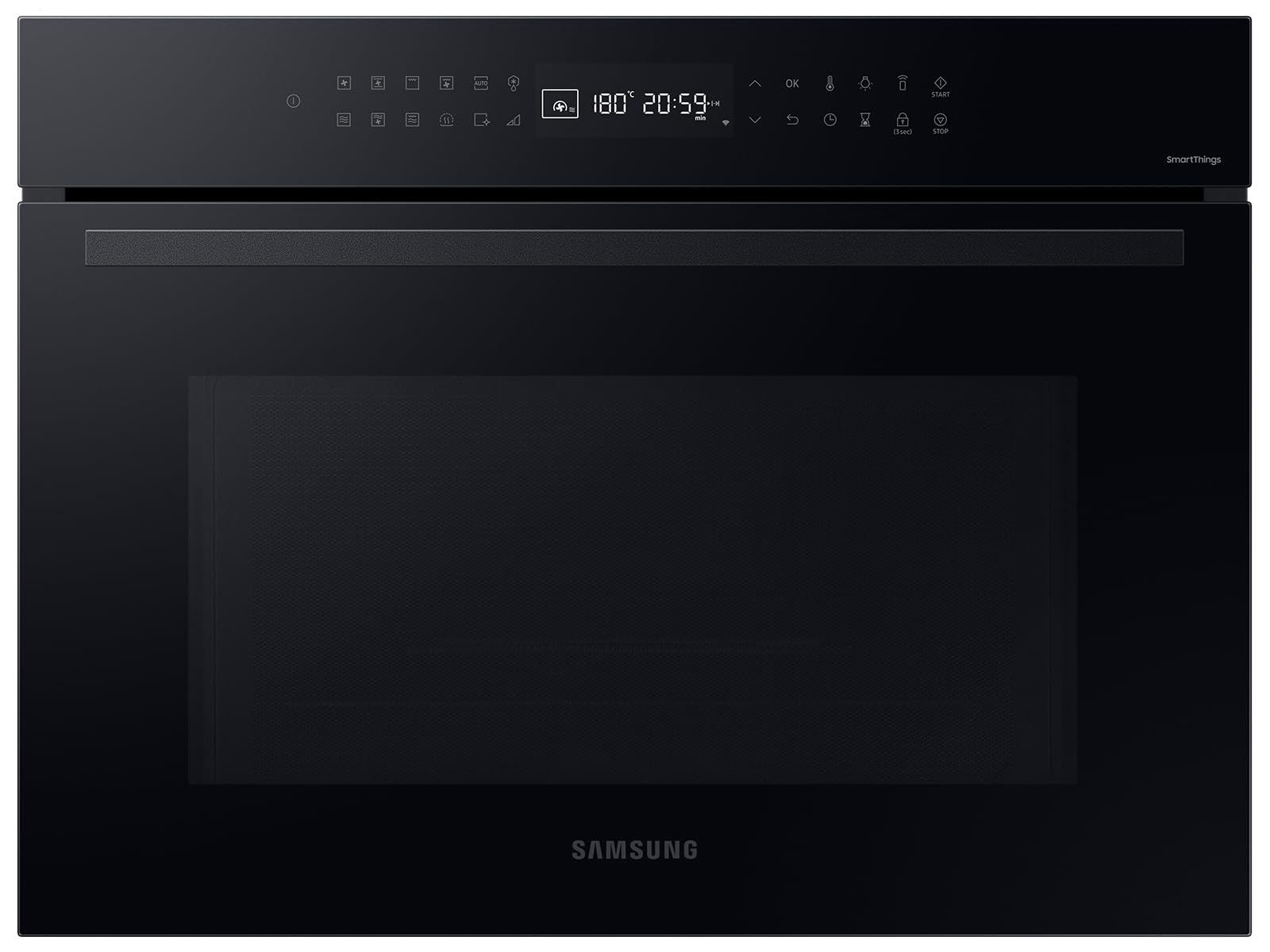 Samsung Backofen mit Mikrowelle Schwarz, WiFi, SmartThings