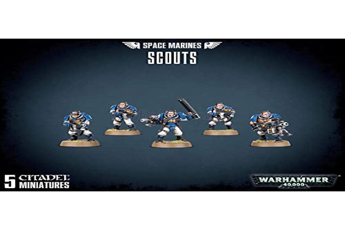 Games Workshop Warhammer 40k - Space Marine Scouts 99120101343 Black
