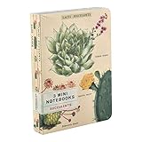 Cavallini Papers & Co., Inc. Succulents Cavallini Mini Notebooks 4 x 5.5