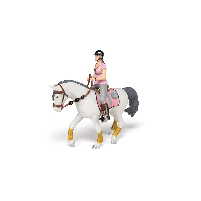 Foto 8 de 8 de Papo -Figuras pintadas a mano -Caballos y potros -caballo trenzado-51525-Coleccionable -Para Niños y Niñas…