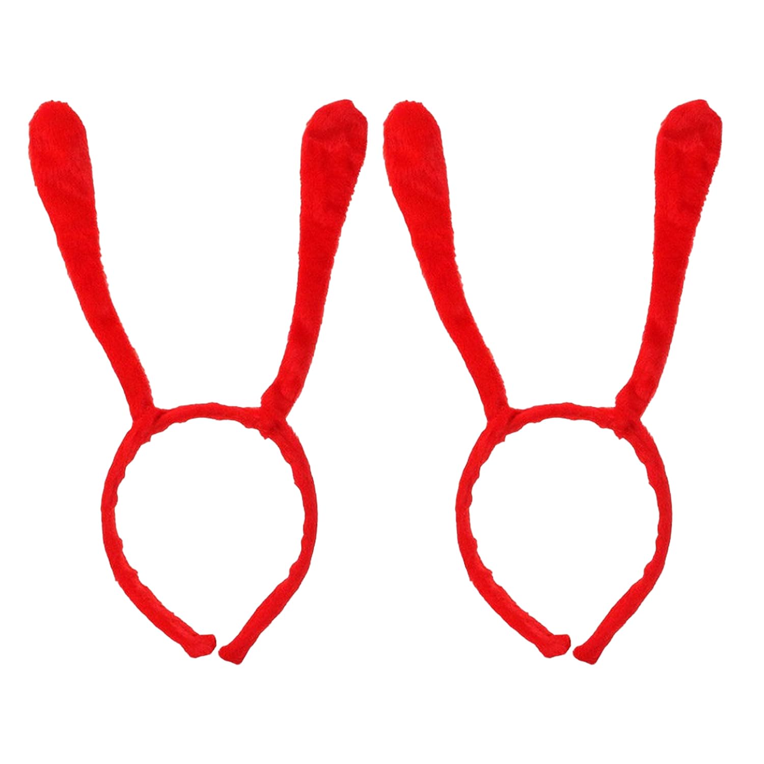 RmKbe 2pcs Red Antenna Headband Halloween Bee Headband Ant Animal Headbands Halloween Costume Fun Hair Hoops Cosplay Costume Accessories for Kids
