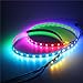 ALITOVE 3.2ft 60 Pixels Strip WS2812B Individual Addressable RGB IC LED Strip Light Upgraded Adhesive LED Tape Light Programmable 5050 5V IP20 Black PCB Compatible with Raspberry Pi for DIY Project