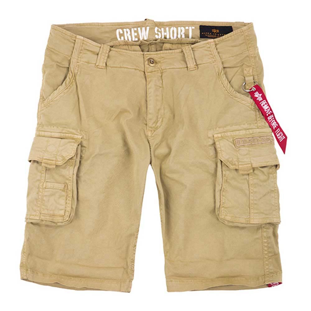 Alpha Industries Crew Short Mens Sand