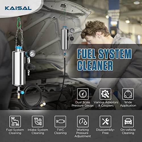 Fuel Injector Cleaner Tool Kit 1000ML 150PSI DisassemblyFree Fuel Injection