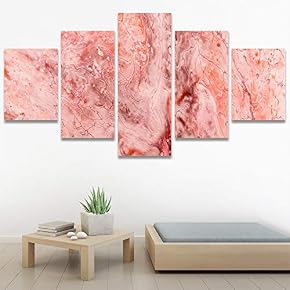 SIGNWIN 5 Panel Canvas Wall Art Modern Art...